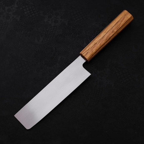 Usuba SK Steel Kasumi Oak Handle 150mm-[Musashi]-[Japanese-Kitchen-Knives]
