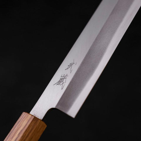 Usuba SK Steel Kasumi Oak Handle 150mm-[Musashi]-[Japanese-Kitchen-Knives]