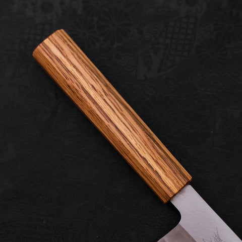 Usuba SK Steel Kasumi Oak Handle 150mm-[Musashi]-[Japanese-Kitchen-Knives]