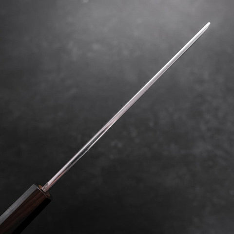 Usuba(Kanto) Honyaki Silver Steel #3 Mirror Ebony Handle 180mm-[Musashi]-[Japanese-Kitchen-Knives]