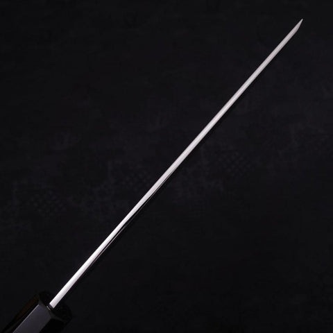Usuba(Kanto) Honyaki Silver Steel #3 Mirror Finish Buffalo Ebony Handle 180mm (7”)