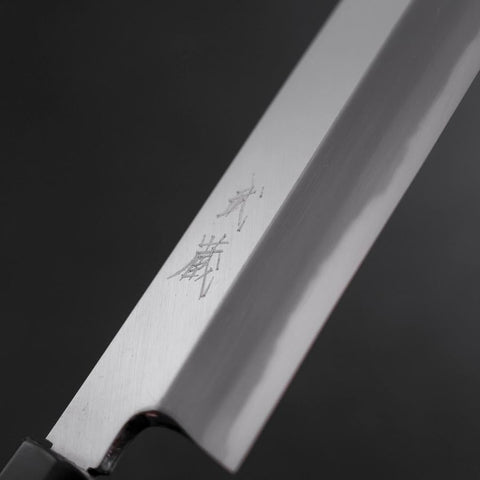 Usuba(Kanto) White Steel #2 Kasumi Mango de Ébano con Cuerno de Búfalo 165 mm