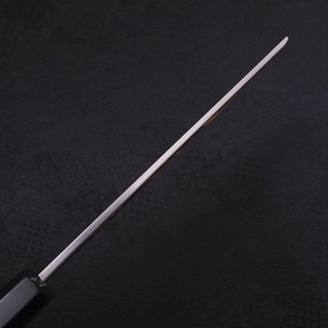 Usuba(Kanto) White Steel #2 Kasumi Chokin Phoenix-Sakura Buffalo Ebony Handle 180mm-[Musashi]-[Japanese-Kitchen-Knives]