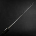 Yanagi Kiritsuke Blue Steel #1 Suminagashi Buffalo Ebony Handle With Sheath 300mm (11.8”)-[Musashi]-[Japanese-Kitchen-Knives]