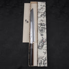 Yanagi Kiritsuke Blue Steel #1 Kasumi Buffalo Ebony Handle 270mm With Sheath-[Musashi]-[Japanese-Kitchen-Knives]