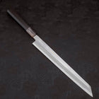 Yanagi Kiritsuke Blue Steel #1 Kasumi Buffalo Ebony Handle 270mm With Sheath-[Musashi]-[Japanese-Kitchen-Knives]