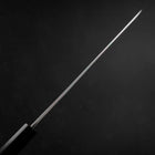 Yanagi Kiritsuke Blue Steel #1 Suminagashi Buffalo Ebony Handle With Sheath 270mm-[Musashi]-[Japanese-Kitchen-Knives]