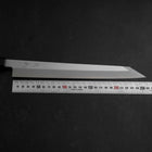 Yanagi Kiritsuke Blue Steel #1 Suminagashi Buffalo Ebony Handle With Sheath 270mm-[Musashi]-[Japanese-Kitchen-Knives]