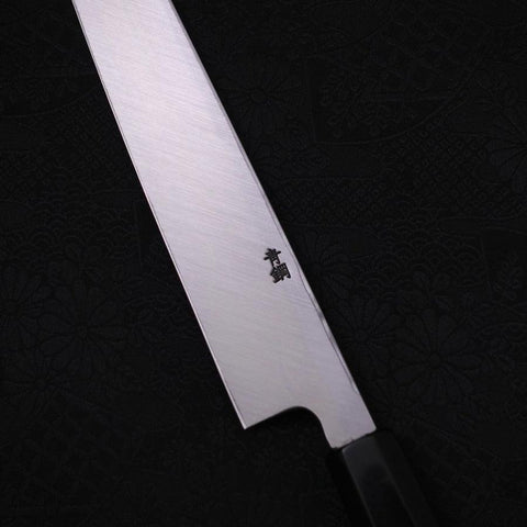 Yanagi Kiritsuke Blue Steel #2 Kasumi Mango de Ébano con Cuerno de Búfalo 240mm
