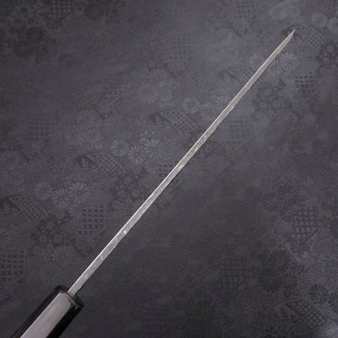 Yanagi Kiritsuke Blue Steel #2 Kurouchi Mango de Ébano con Cuerno de Búfalo 240mm