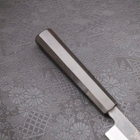 Yanagi Kiritsuke Blue Steel #2 Kurouchi Mango de Ébano con Cuerno de Búfalo 240mm