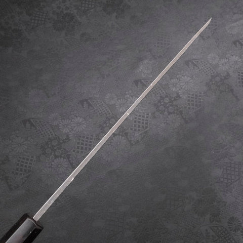 Yanagi Kiritsuke Blue Steel #2 Kurouchi Mango de Ébano con Cuerno de Búfalo 300mm