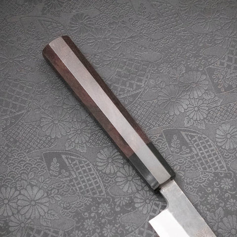 Yanagi Kiritsuke Blue Steel #2 Kurouchi Mango de Ébano con Cuerno de Búfalo 300mm