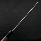 Yanagi Kiritsuke Silver Steel #3 Damascus Mirror Buffalo Walnut Handle 270mm-[Musashi]-[Japanese-Kitchen-Knives]