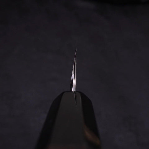 Yanagi Kiritsuke Silver Steel #3 Honyaki Mirror Buffalo Ebony Handle 270mm-[Musashi]-[Japanese-Kitchen-Knives]