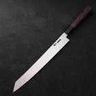 Yanagi Kiritsuke Silver Steel #3 Honyaki Mirror Buffalo Wenge Handle 270mm-[Musashi]-[Japanese-Kitchen-Knives]