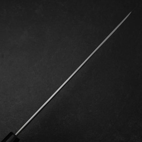 Yanagi Kiritsuke Silver Steel #3 Kasumi Buffalo Magnolia Handle 300mm (11.8”)-[Musashi]-[Japanese-Kitchen-Knives]