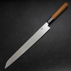 Yanagi Kiritsuke Silver Steel #3 Kasumi Buffalo Teak Handle 300mm-[Musashi]-[Japanese-Kitchen-Knives]