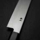 Yanagi Kiritsuke Silver Steel #3 Kasumi Buffalo Teak Handle 300mm-[Musashi]-[Japanese-Kitchen-Knives]