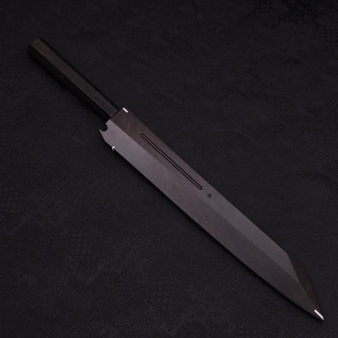 Yanagi Kiritsuke Silver Steel #3 Mirror Buffalo Ebony Handle 270mm-[Musashi]-[Japanese-Kitchen-Knives]