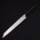 Yanagi Kiritsuke Silver Steel #3 Mirror Buffalo Ebony Handle 270mm-[Musashi]-[Japanese-Kitchen-Knives]