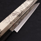 Yanagi Kiritsuke Silver Steel #3 Mirror Buffalo Ebony Handle 270mm-[Musashi]-[Japanese-Kitchen-Knives]