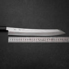 Yanagi Kiritsuke Silver Steel #3 Suminagashi Buffalo Walnut Handle 270mm (10.6”)-[Musashi]-[Japanese-Kitchen-Knives]