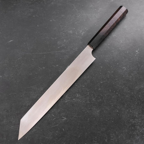 Yanagi Kiritsuke VG-10 Kasumi Buffalo Ebony Handle 250mm-[Musashi]-[Japanese-Kitchen-Knives]
