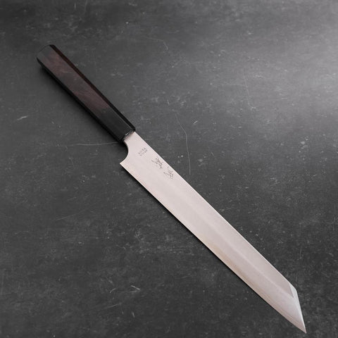 Yanagi Kiritsuke VG-10 Kasumi Buffalo Ebony Handle 250mm-[Musashi]-[Japanese-Kitchen-Knives]