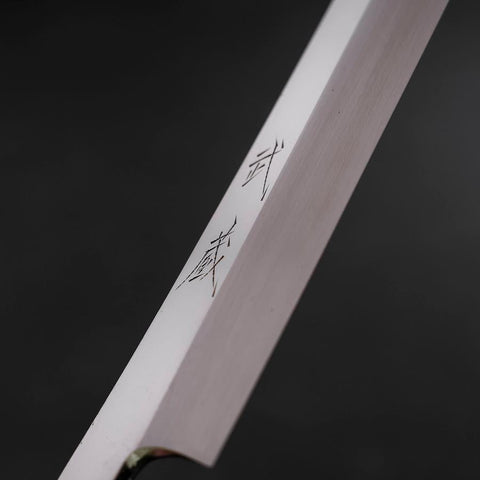 Yanagi Kiritsuke VG-10 Mirror Buffalo Ebony Handle 300mm-[Musashi]-[Japanese-Kitchen-Knives]