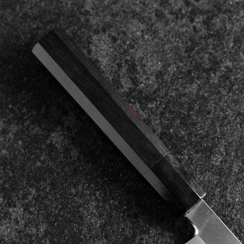 Yanagi Kiritsuke White Steel #2 Kasumi Buffalo Ebony Handle 240mm-[Musashi]-[Japanese-Kitchen-Knives]