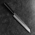 Yanagi Kiritsuke White Steel #2 Kasumi Buffalo Ebony Handle 240mm-[Musashi]-[Japanese-Kitchen-Knives]