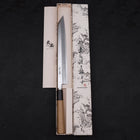 Yanagi-Kiritsuke White Steel #2 Kasumi Buffalo Magnolia Handle 270mm-[Musashi]-[Japanese-Kitchen-Knives]