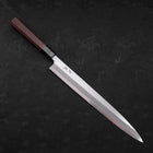 Yanagiba AUS-10 Polished Buffalo Wenge Handle 300mm (11.8”)-[Musashi]-[Japanese-Kitchen-Knives]