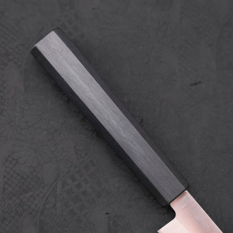 Yanagiba AUS-8 Pulido Mango Urushi Azul Oscuro 210 mm