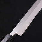 Yanagiba AUS-8 Polished Dark Blue Urushi Handle 240mm-[Musashi]-[Japanese-Kitchen-Knives]