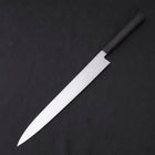 Yanagiba AUS-8 Polished Dark Blue Urushi Handle 300mm (11.8”)-[Musashi]-[Japanese-Kitchen-Knives]