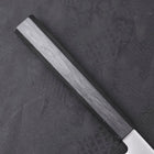 Yanagiba AUS-8 Polished Dark Blue Urushi Handle 300mm (11.8”)-[Musashi]-[Japanese-Kitchen-Knives]