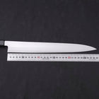 Yanagiba AUS-8 Polished Dark Blue Urushi Handle 300mm (11.8”)-[Musashi]-[Japanese-Kitchen-Knives]