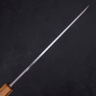 Yanagiba AUS-8 Polished Oak Handle 240mm (9.4”)-[Musashi]-[Japanese-Kitchen-Knives]