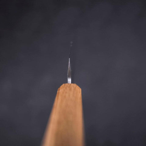 Yanagiba AUS-8 Polished Oak Handle 240mm-[Musashi]-[Japanese-Kitchen-Knives]