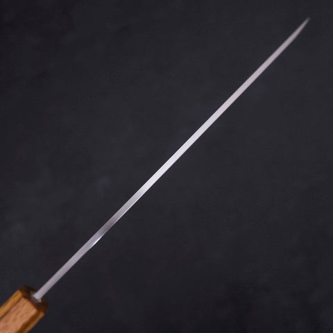 Yanagiba AUS-8 Polished Oak Handle 240mm-[Musashi]-[Japanese-Kitchen-Knives]