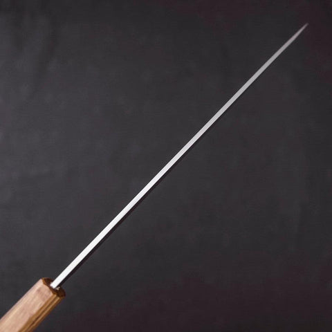 Yanagiba AUS-8 Polished Oak Handle 270mm-[Musashi]-[Japanese-Kitchen-Knives]