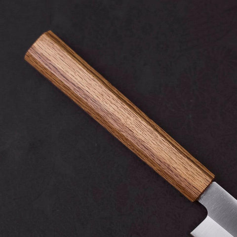 Yanagiba AUS-8 Polished Oak Handle 270mm-[Musashi]-[Japanese-Kitchen-Knives]