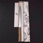 Yanagiba AUS-8 Polished Oak Handle 270mm-[Musashi]-[Japanese-Kitchen-Knives]