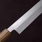 Yanagiba AUS-8 Polished Oak Handle 300mm (11.8”)-[Musashi]-[Japanese-Kitchen-Knives]