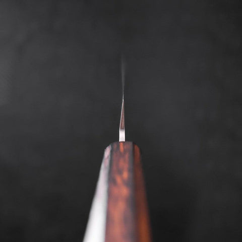 Yanagiba AUS-8 Polished Sumi Urushi Handle 270mm-[Musashi]-[Japanese-Kitchen-Knives]