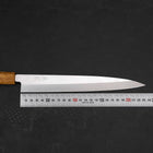 Yanagiba AUS-8 Polished Yaki Urushi Handle 240mm-[Musashi]-[Japanese-Kitchen-Knives]