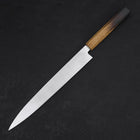 Yanagiba AUS-8 Polished Yaki Urushi Handle 270mm-[Musashi]-[Japanese-Kitchen-Knives]