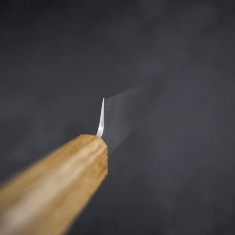 Yanagiba AUS-8 Polished Yaki Urushi Handle 270mm-[Musashi]-[Japanese-Kitchen-Knives]